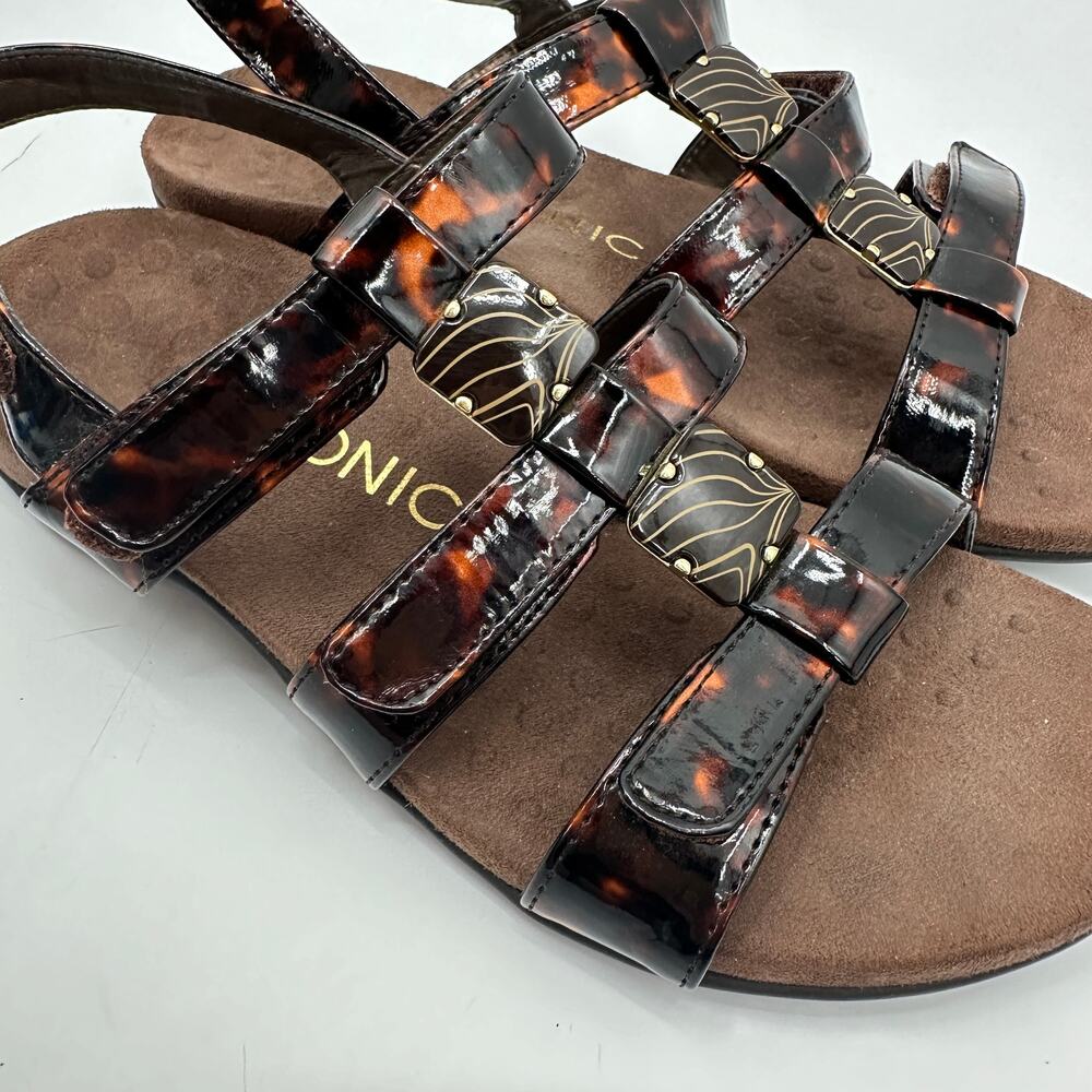 VIONIC Amber Brown Tortoise Shell Adjustable Stra… - image 2